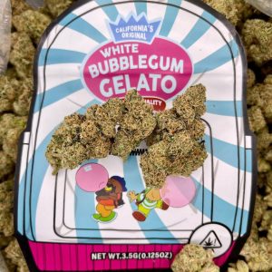 white bubblegum gelato strain