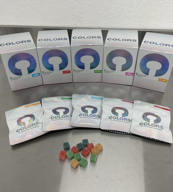 colors mushroom gummies